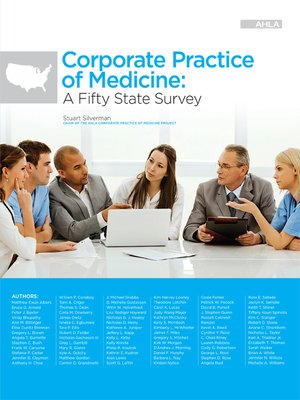 cover image of AHLA Corporate Practice of Medicine (Non-Members)